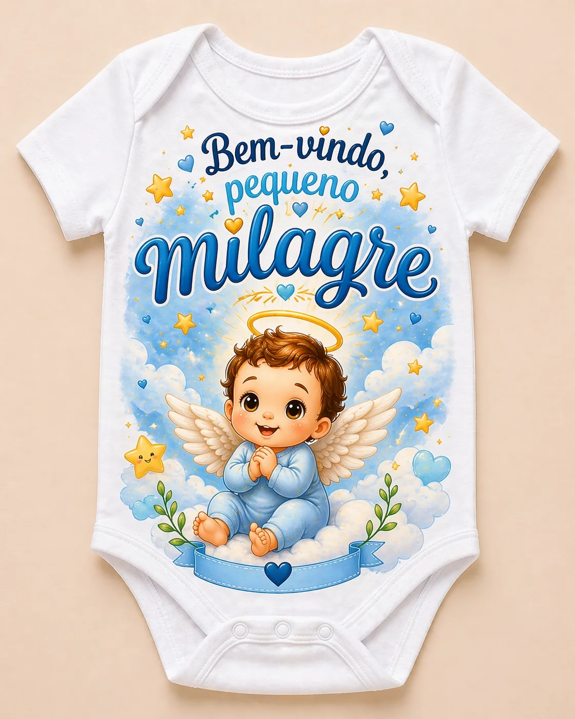 Estampa cristã bebê